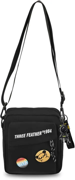 Teclado Fashion Small Crossbody Bag with Cute Accessories Mini Casual Shoulder Bag with Pendants Purse Travel Daypacks