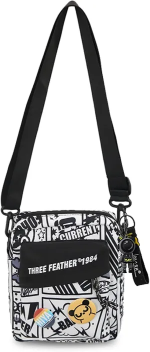 Teclado Fashion Small Crossbody Bag with Cute Accessories Mini Casual Shoulder Bag with Pendants Purse Travel Daypacks