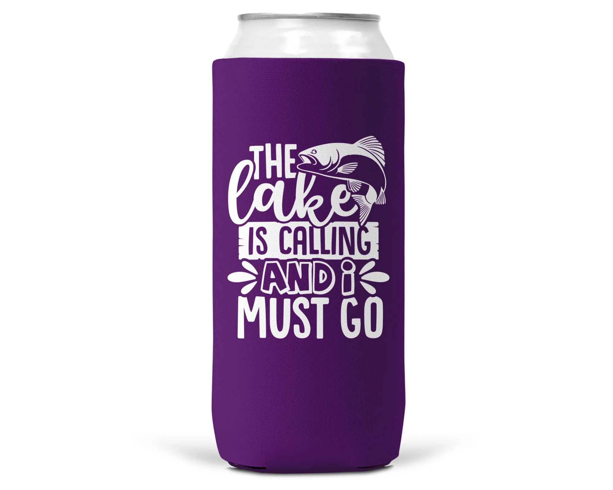 The Lake Is Calling And I Must Go SLIM CAN Coozie / Koozie