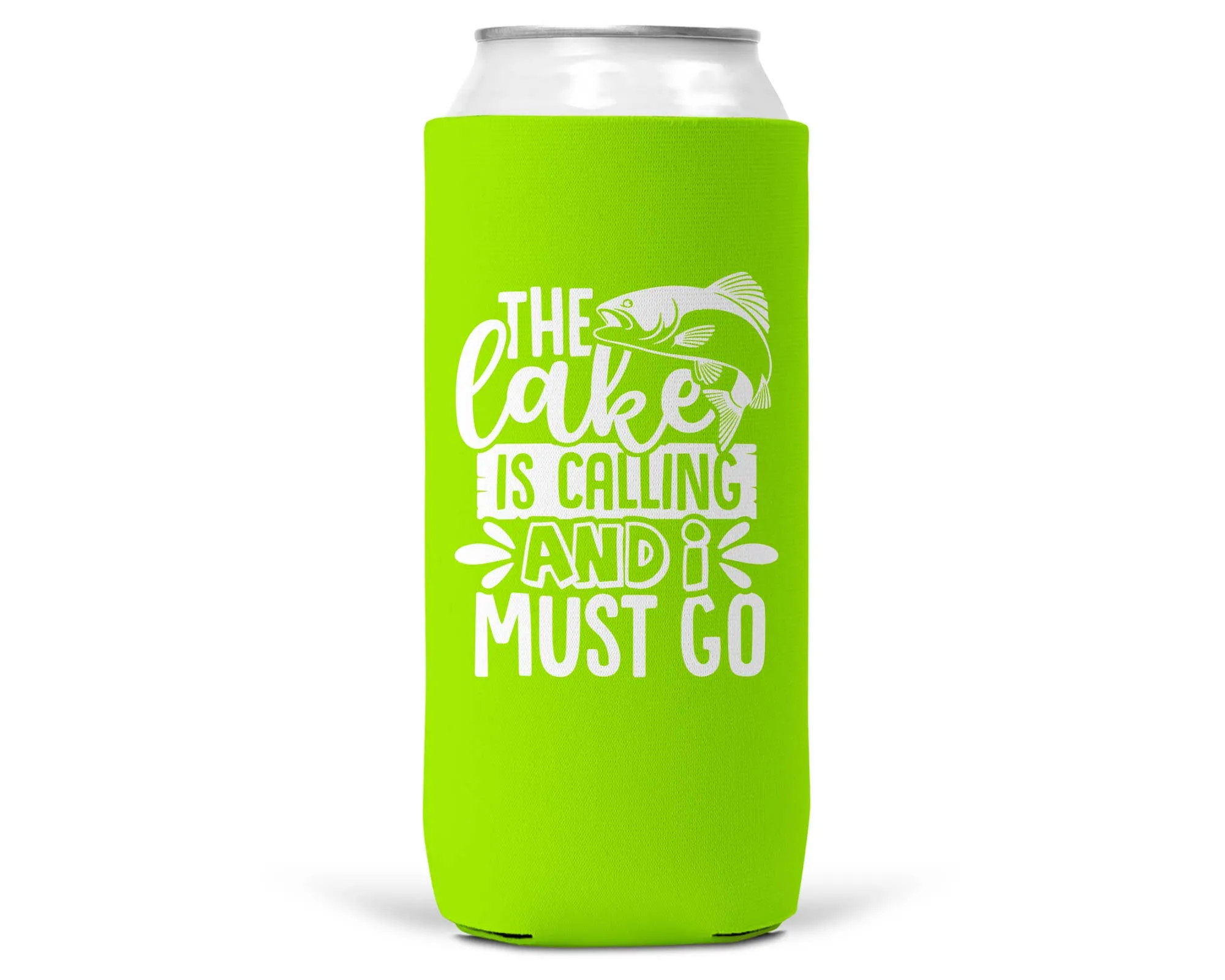 The Lake Is Calling And I Must Go SLIM CAN Coozie / Koozie