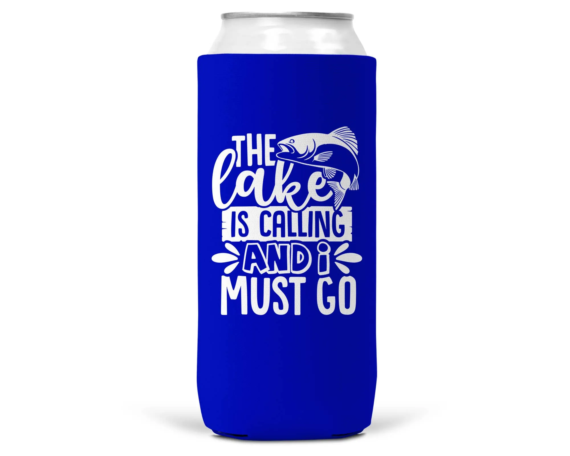 The Lake Is Calling And I Must Go SLIM CAN Coozie / Koozie