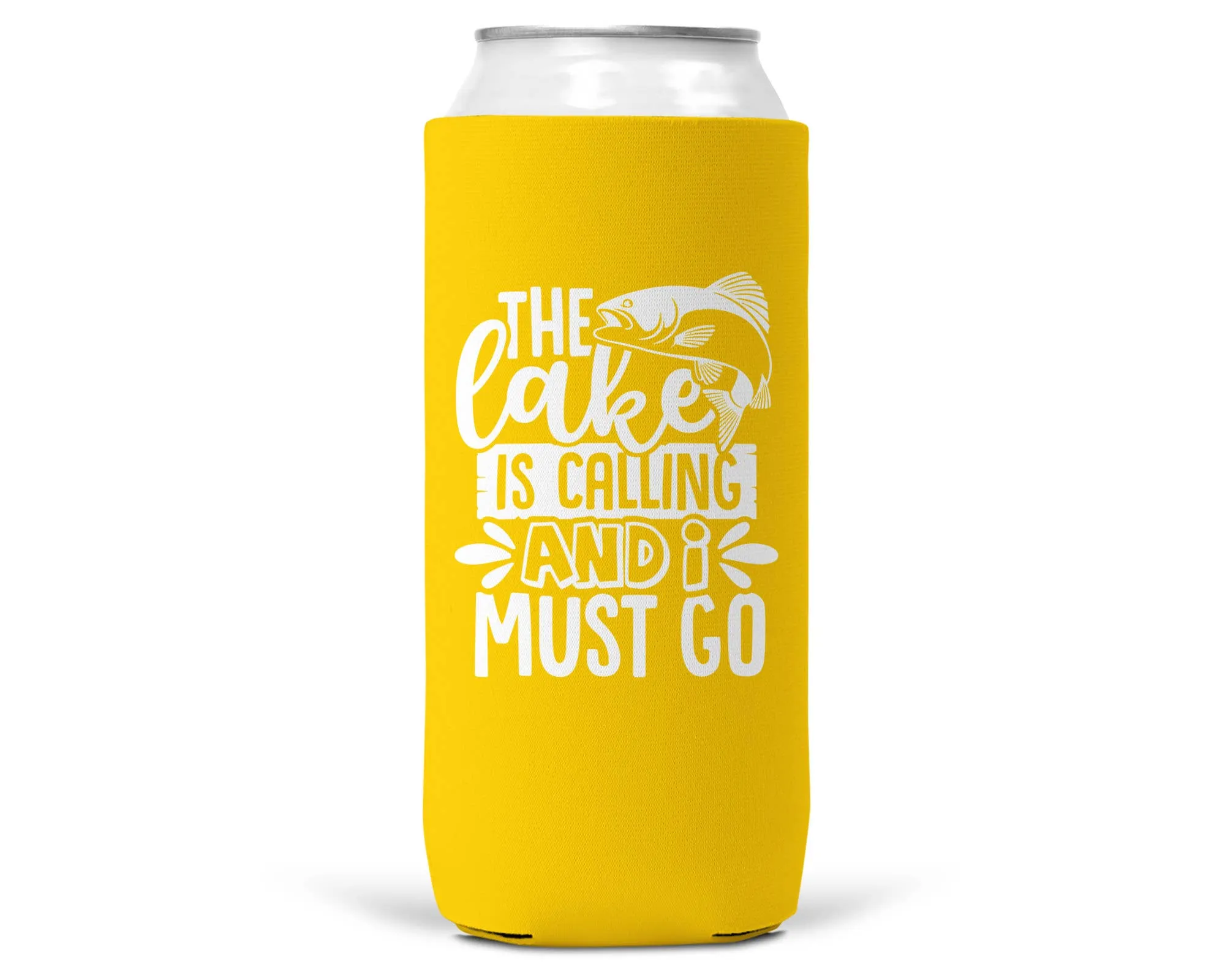 The Lake Is Calling And I Must Go SLIM CAN Coozie / Koozie
