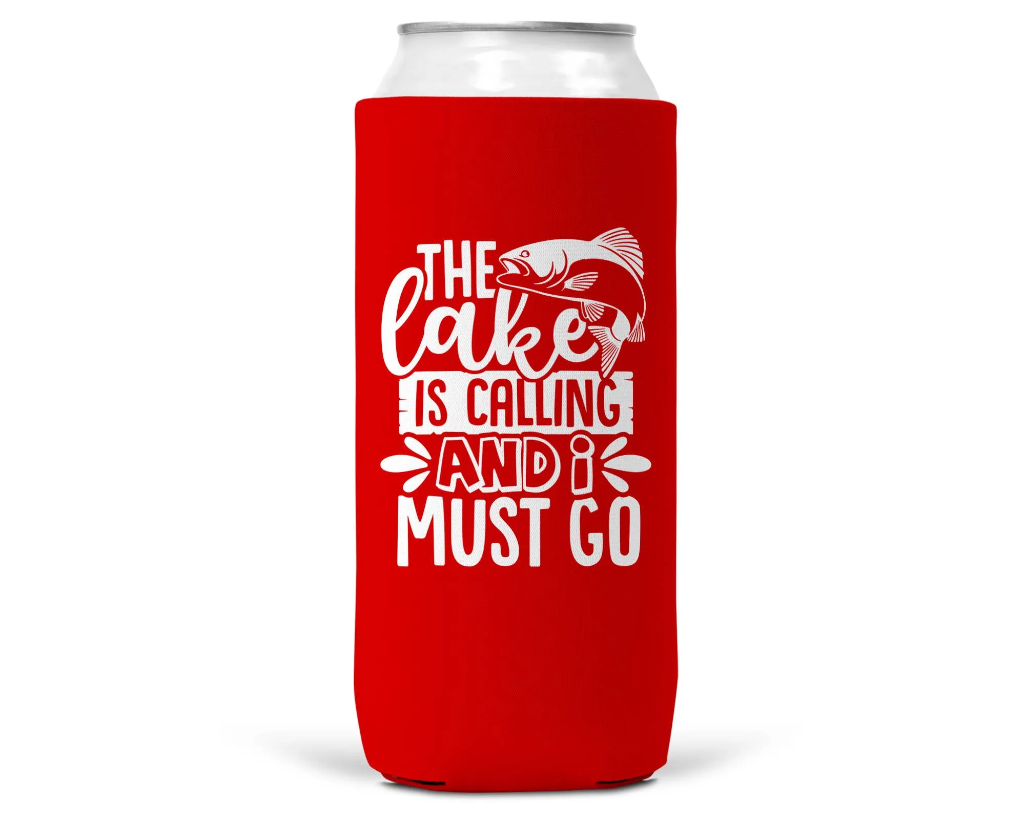 The Lake Is Calling And I Must Go SLIM CAN Coozie / Koozie