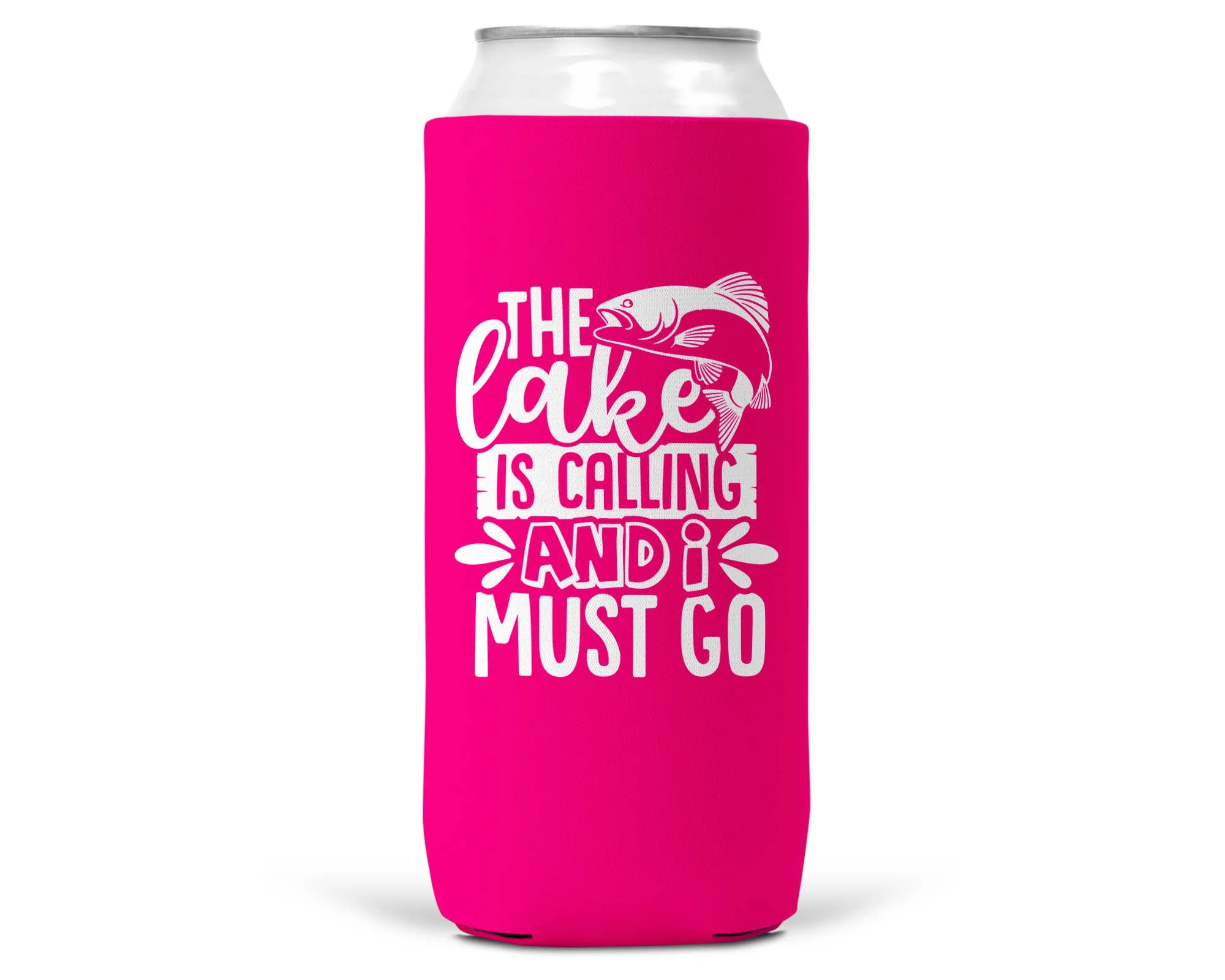 The Lake Is Calling And I Must Go SLIM CAN Coozie / Koozie