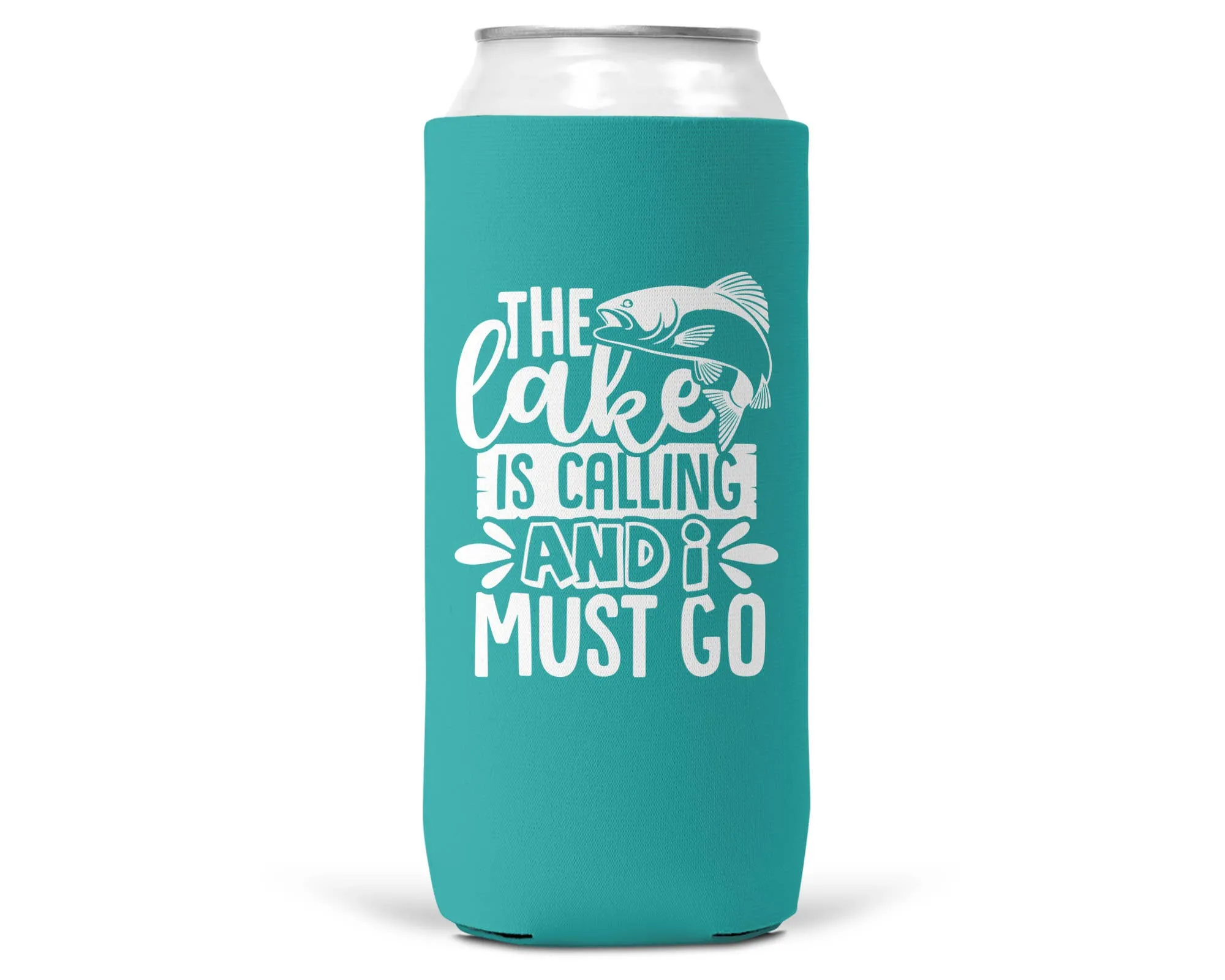 The Lake Is Calling And I Must Go SLIM CAN Coozie / Koozie