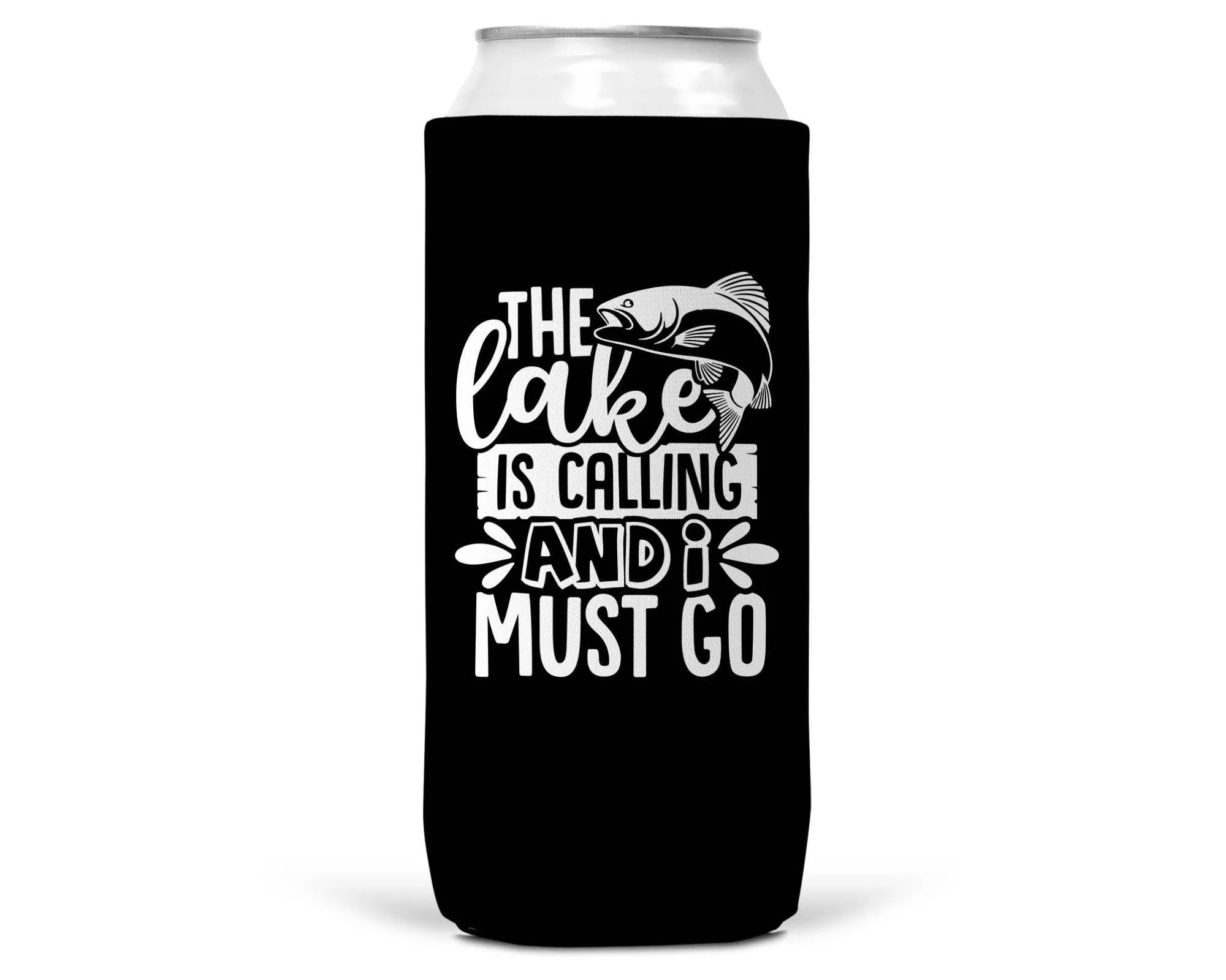 The Lake Is Calling And I Must Go SLIM CAN Coozie / Koozie