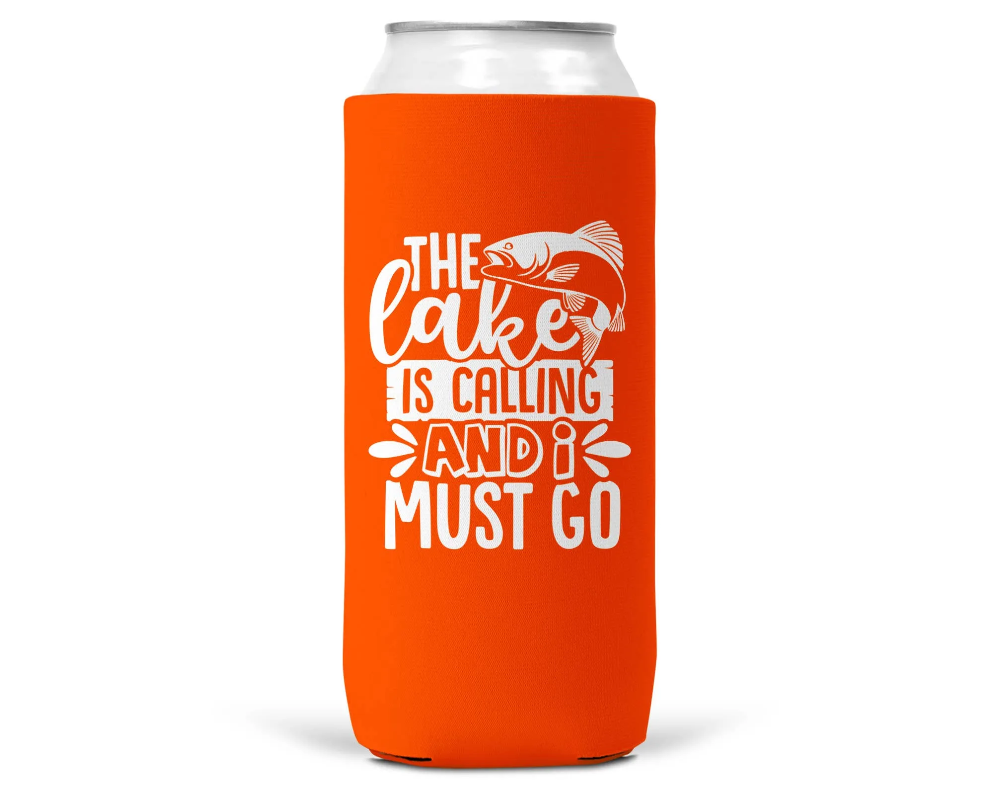 The Lake Is Calling And I Must Go SLIM CAN Coozie / Koozie