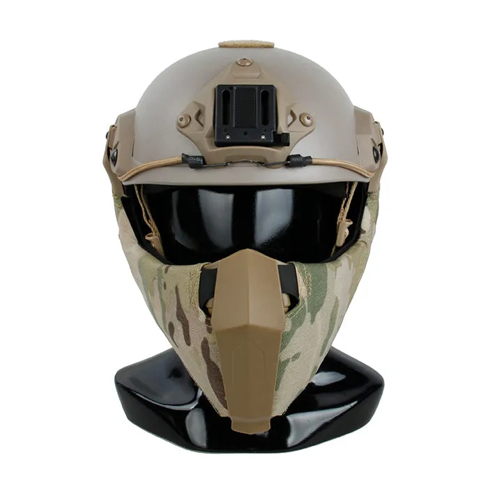 TMC Mandible Face Mask for highcut helmet