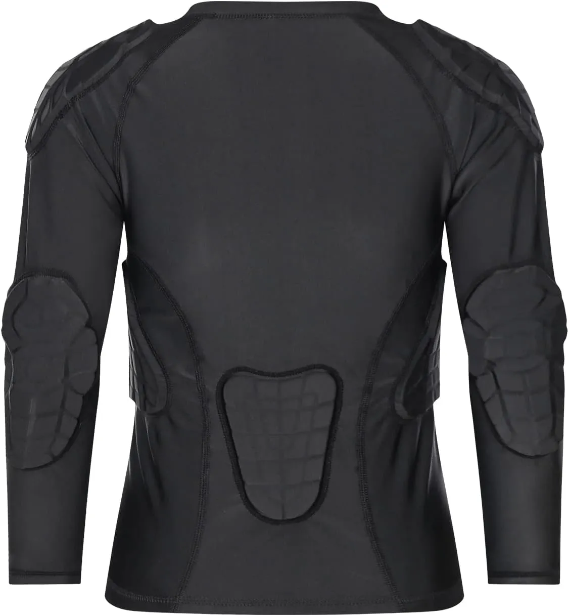 Topeter Kids Padded Football Goalie Shirt, Rib Protectors Youth Compression Shirts with Pads Catching Gear