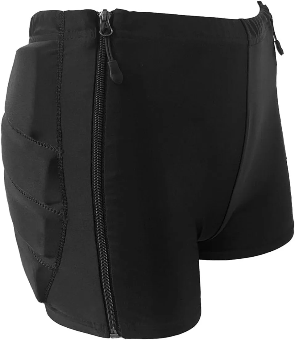 Topeter Protective Padded Shorts for Skating, Snowboard Impact Short Pants for Ski, Hip Butt Protector Pads for Kids