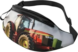 Tractor farm Fanny Pack for Man Women Waist Bag Adjustable Belt Casual Chest Bag Bum Bags for Travel Sports Running Hiking Waist Packs