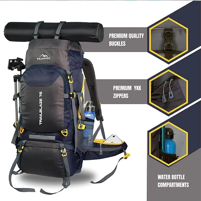 TRAILBLAZE-75 Rucksack - Navyblue