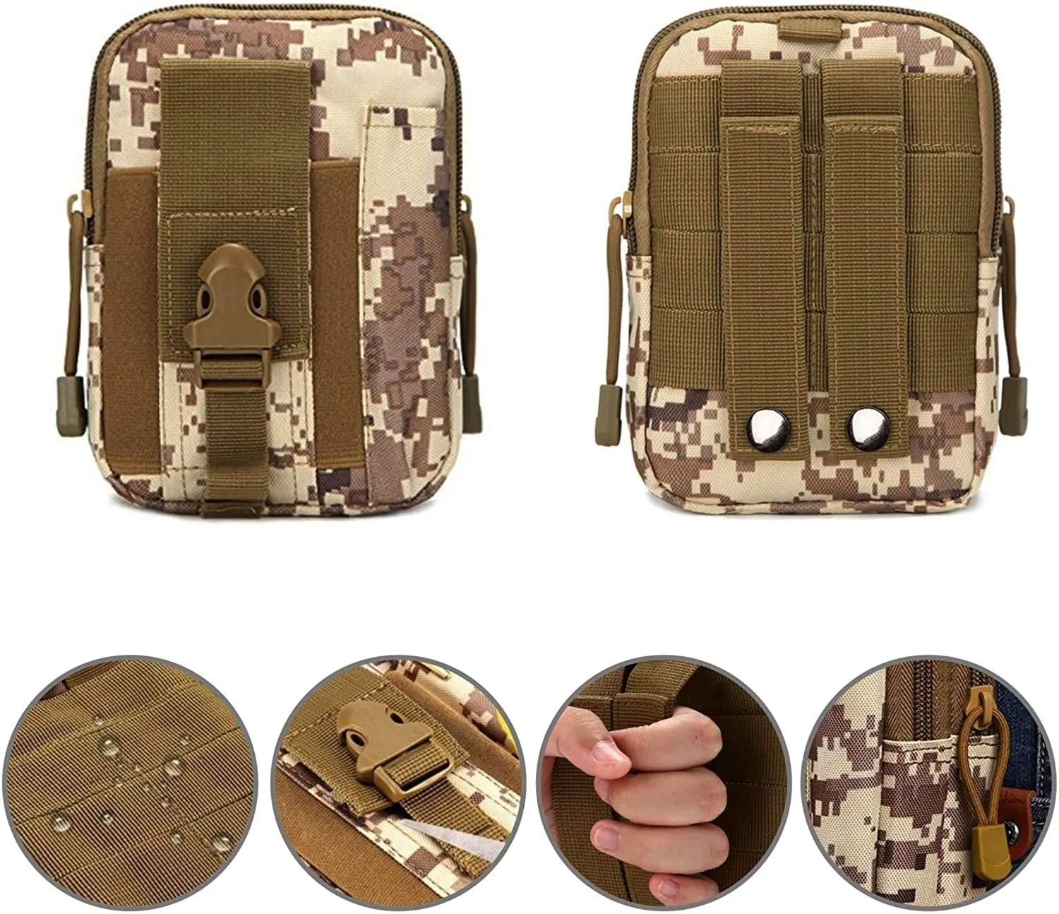 TrailVault MOLLE Tactical Waist Pack – Compact Carry for Mission-Ready Mobility