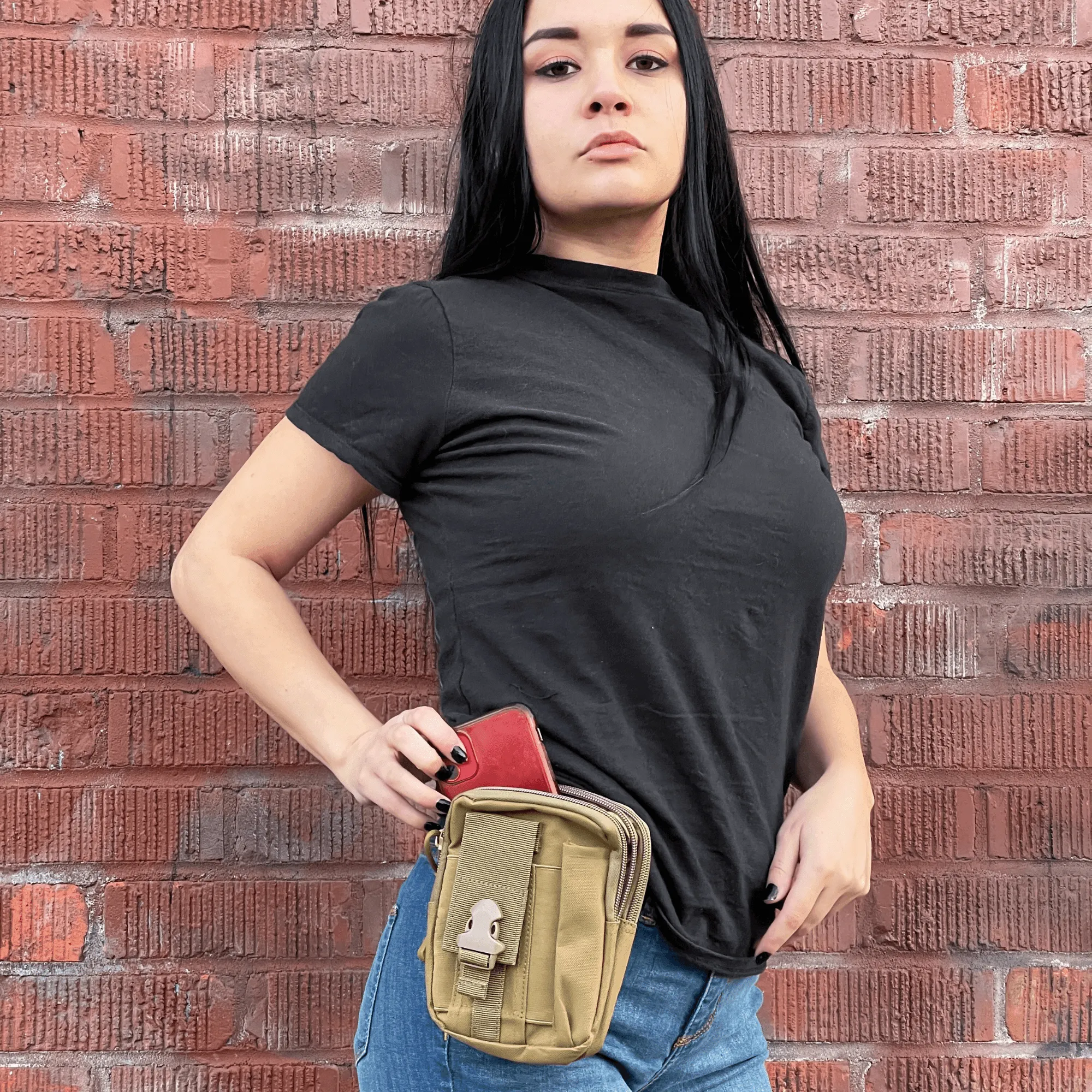 TrailVault MOLLE Tactical Waist Pack – Compact Carry for Mission-Ready Mobility