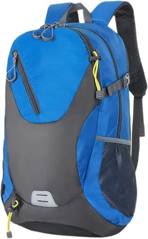 Travel Backpack Cycling Leisure Rucksack with Adjustable Shoulder Straps Practical Double Shoulder Bag for Outdoor Activities, Blue