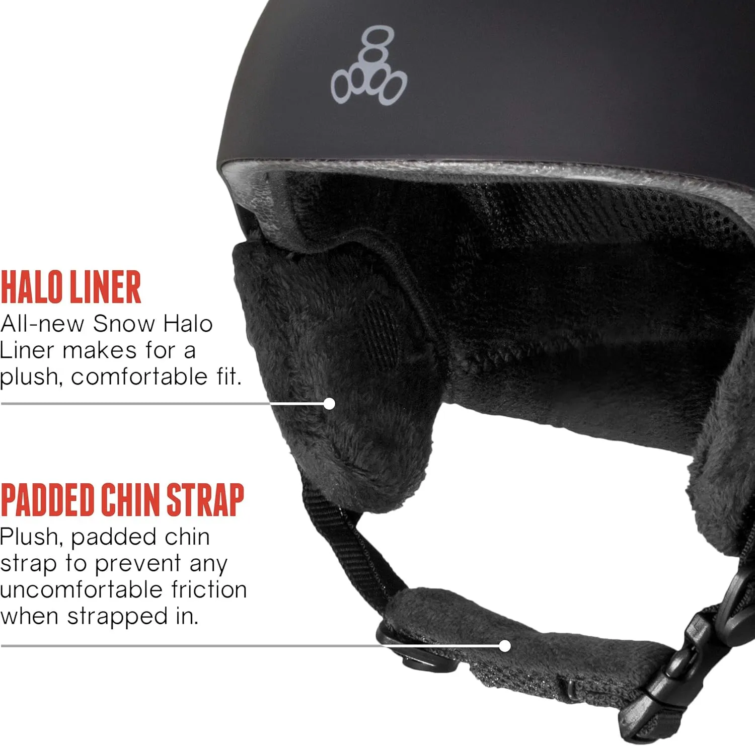 Triple Eight Snow Audio Ski and Snowboard Helmet with Built-in Speakers