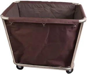 Trolleys,Wheeled Laundry Cart, Removable Bags, Sorters Cart Stainless Steel Commercial Hotel Service