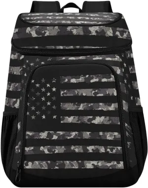 Tropical Pineapples Fruits Cooler Backpack Insulated Leak Proof Beach Cooler Bag Soft Lunch Picnic Hiking Camping Backpack Cooler