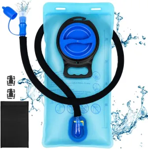 TUDEQU TPU 2L Hydration Bladder, Water Bladder for Hiking Backpack Leak Proof Water Reservoir with Insulated Sleeve, Keeps Water Cold, Water Bag for Hiking Running Camping Cycling