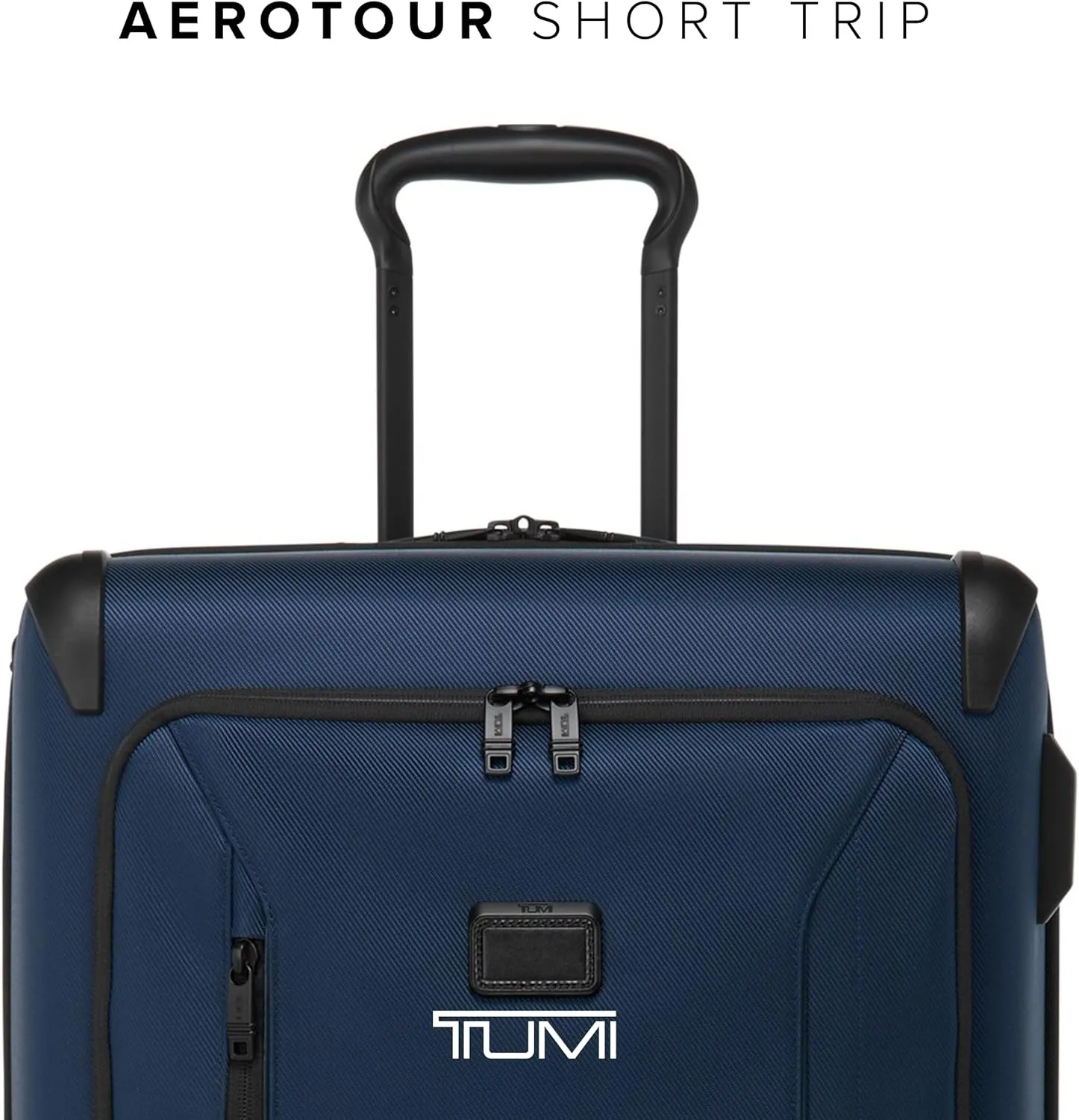 TUMI - Aerotour 4 Wheel Expandable Luggage - Men's and Women's Business and Leisure Travel Suitcase - 26" Short Trip Expandable Packing Case, Navy