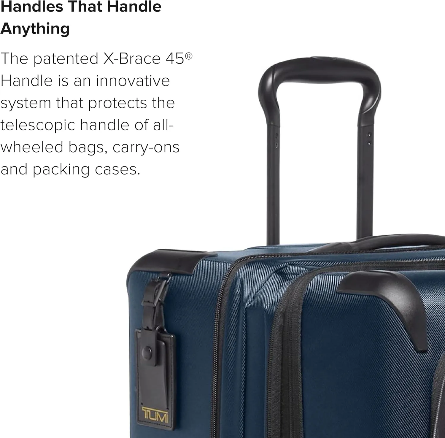 TUMI - Aerotour 4 Wheel Expandable Luggage - Men's and Women's Business and Leisure Travel Suitcase - 31" Extended Trip Expandable Packing Case, Navy