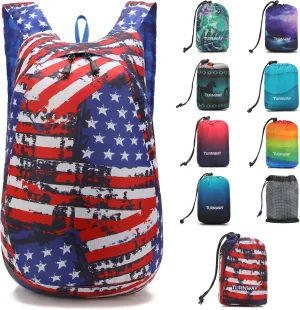 Ultra Lightweight Water-Resistant Packable Backpack, Foldable Hiking Daypack for Travel Camping Cycling Outdoor