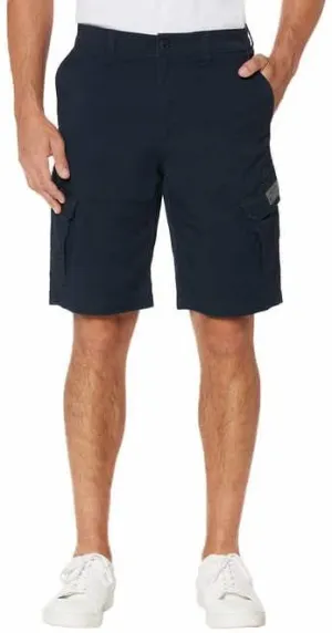 UNIONBAY Men's Flex Waist Lightweight Cargo Shorts, Navy Blue, 38