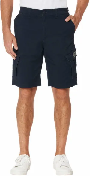UNIONBAY Men's Flex Waist Lightweight Cargo Shorts, Navy Blue, 40
