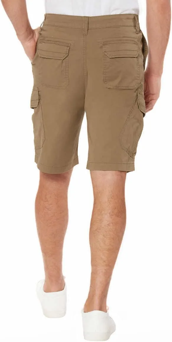 UNIONBAY Mens Flex Waist Lightweight Cargo Shorts