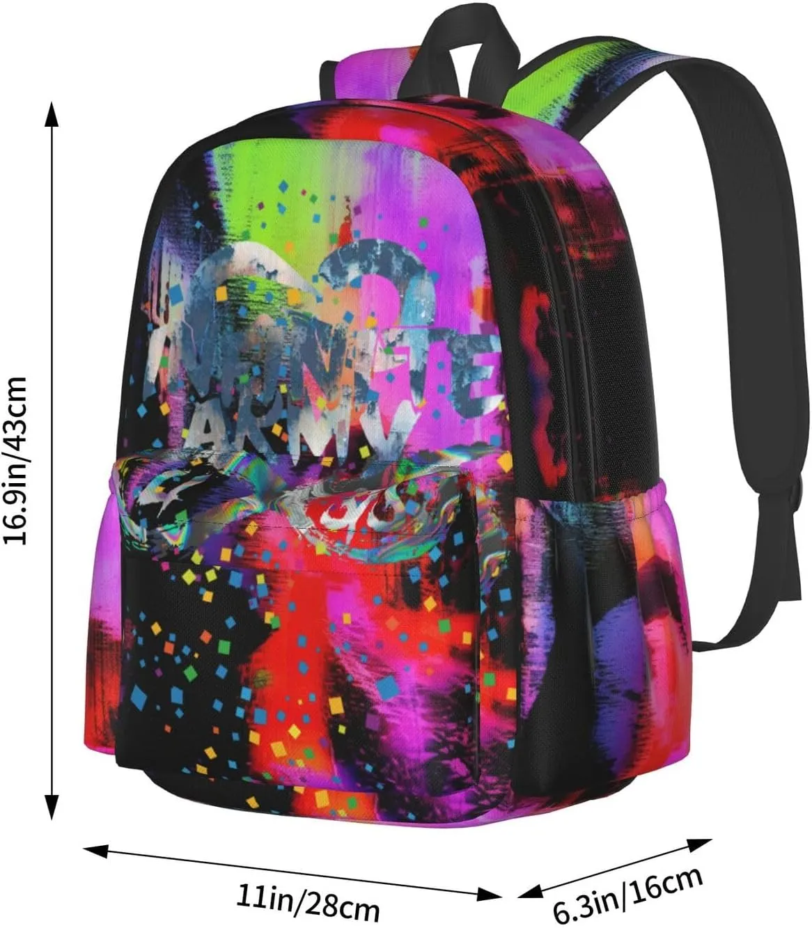 Unisex Lightweight Backpack With Handle Insulated Lunch Bag Big Capacity Travel Daypack Set, Black5