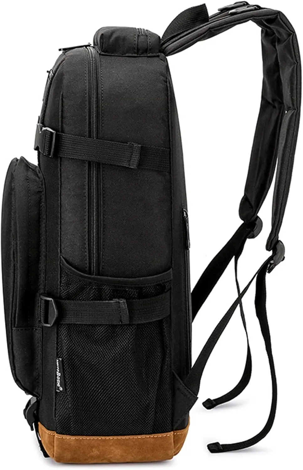 Unisex NASA Computer Knapsack-Casual Canvas Bookbag Wear Resistant Travel Daypacks with Front Pocket