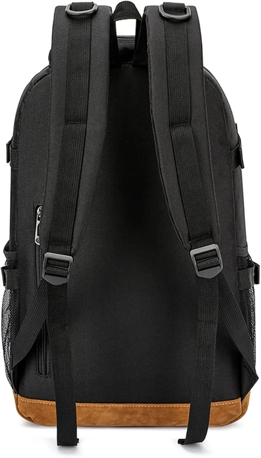 Unisex NASA Computer Knapsack-Casual Canvas Bookbag Wear Resistant Travel Daypacks with Front Pocket