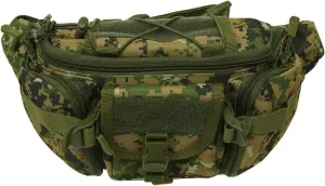 Unistrengh Tactical Waist Pack Military Fanny Belt Pouch Waterproof WR Bum Bag for Outdoor Climbing Fishing Running Hunting Fit IPhone 8 7 7plus (Jungle Camo)