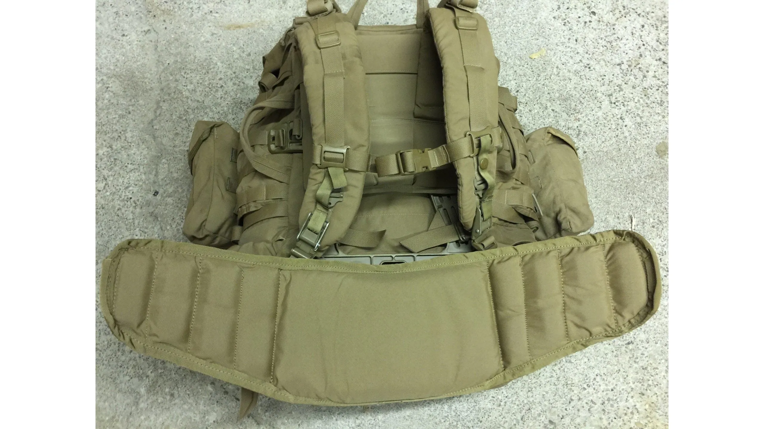 USMC FILBE Coyote complete Main Back Pack rucksack field pack system VERY GOOD