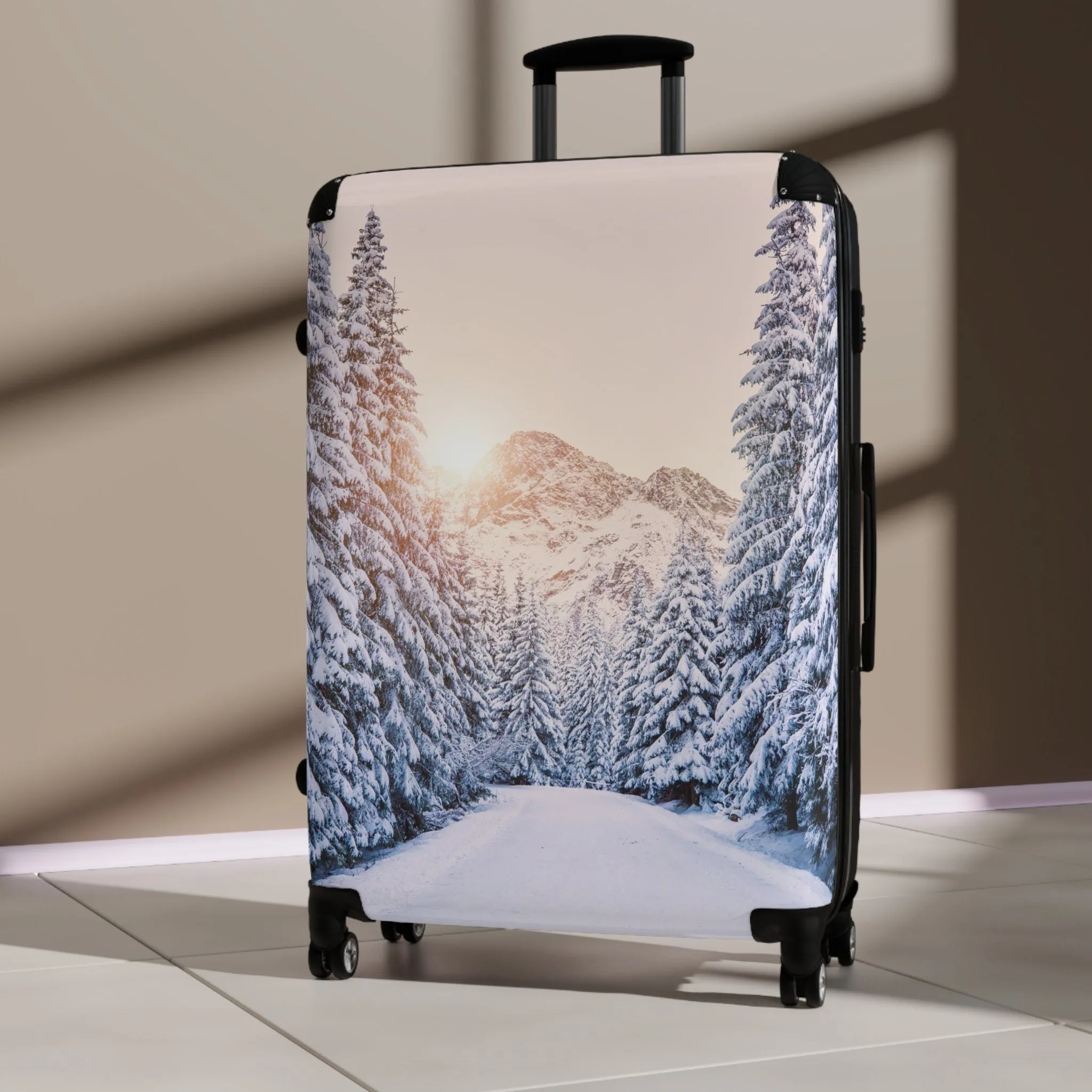 Vintage-Inspired Suitcase, Wheeled Travel Luggage, 360-Degree Spinner, Functional Carry-On, Unique Travel Bag, Original Travel Accessories