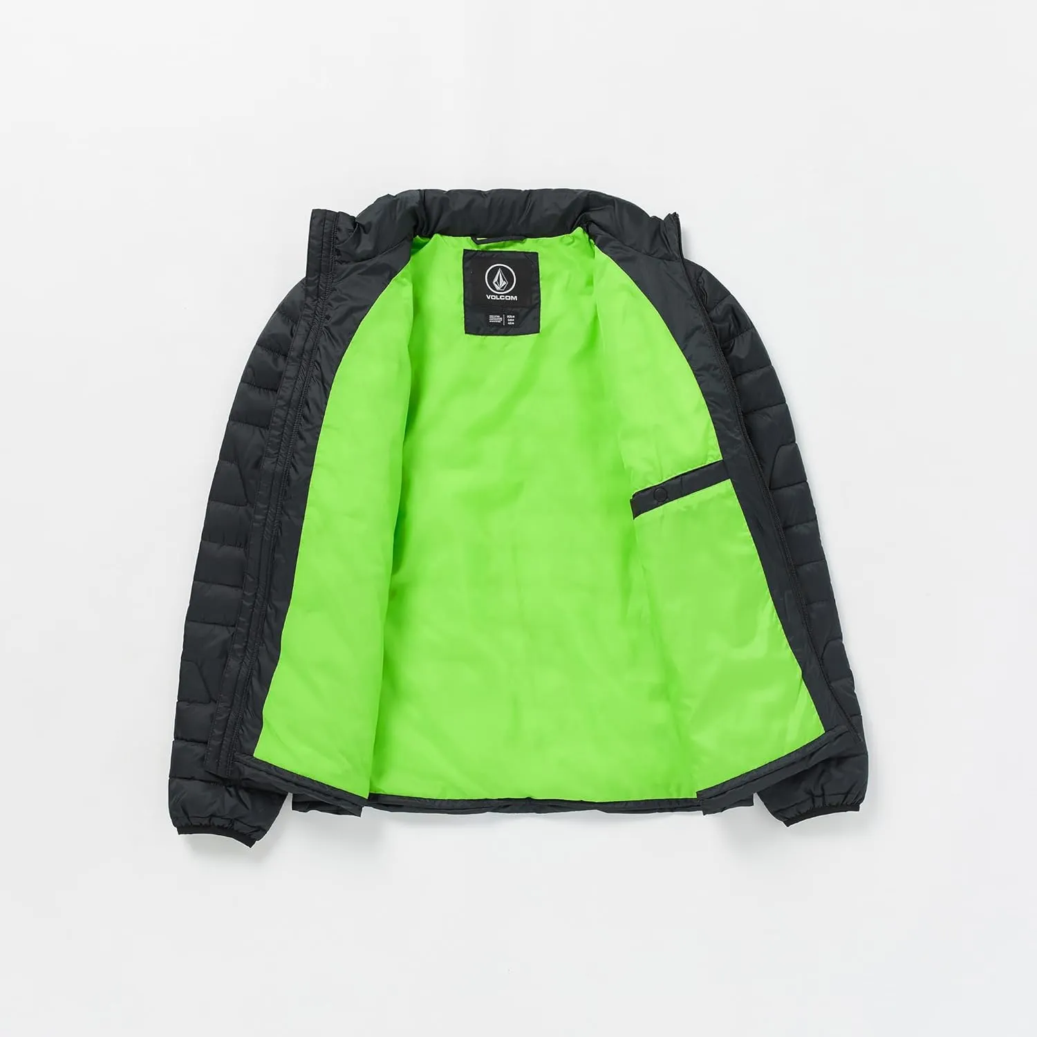 Volcom Men's Weestone Puff Lightweight Mock Neck Zip Jacket