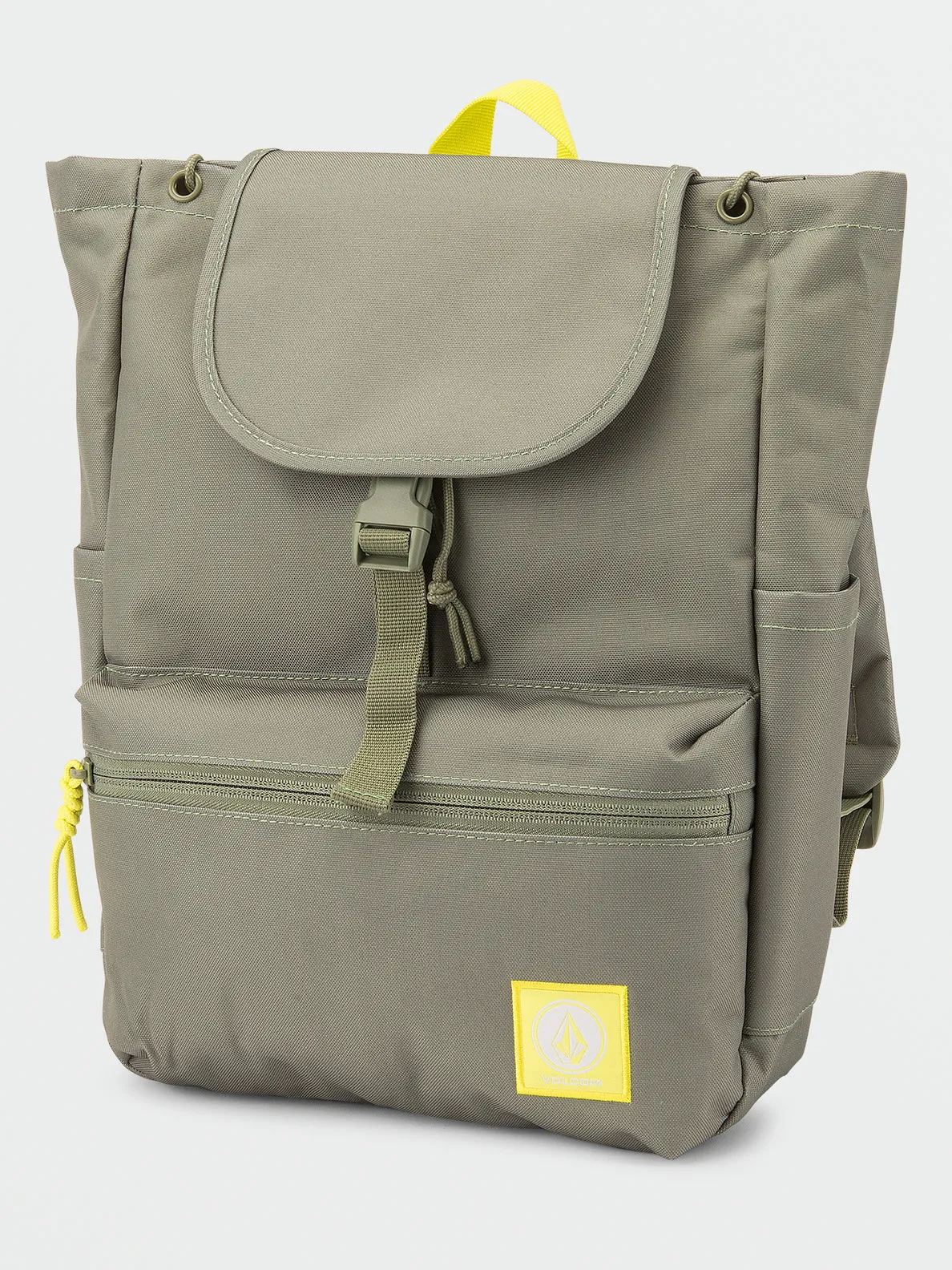 Volcom Vol Stone Drawstring Bag-Light Army