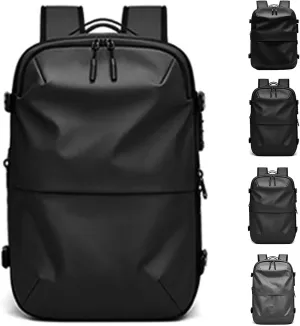 Voyagevac Backpack,Upgraded Expandable Waterproof Vacuum Bag, Anti-Theft Vacuum Backpack That Can Be Vacuumed with One Button (Military green regular model)