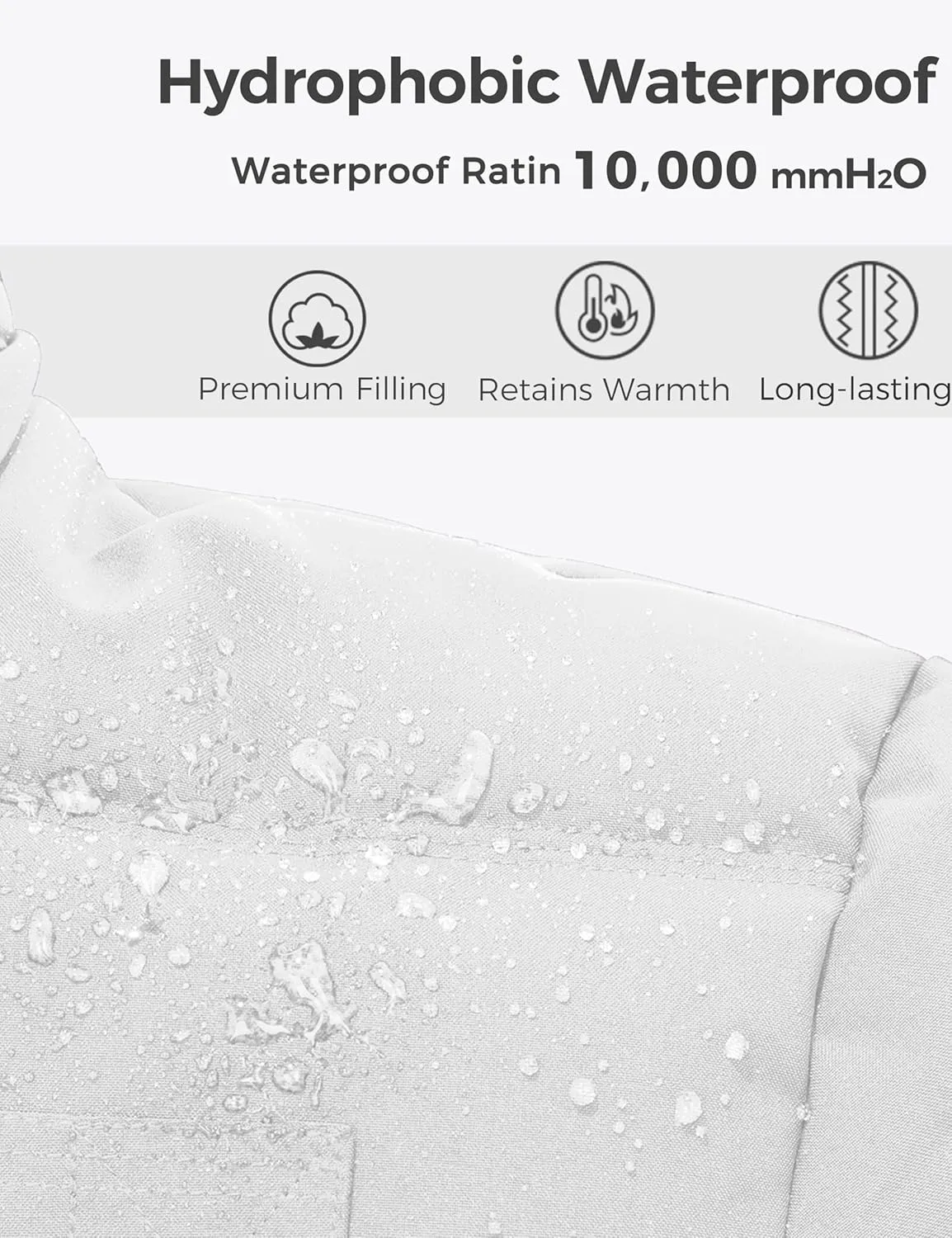 Wantdo Men's Hooded Winter Coat Warm Puffer Jacket Thicken Cotton Coat with Removable Hood
