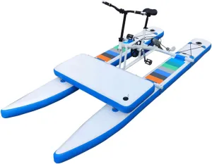 Water Bikes, Water Bicycle Boat, Inflatable Pedal Boat for Lake Ocean, Park Water Leisure Bicycles, Water Amusement Facilities