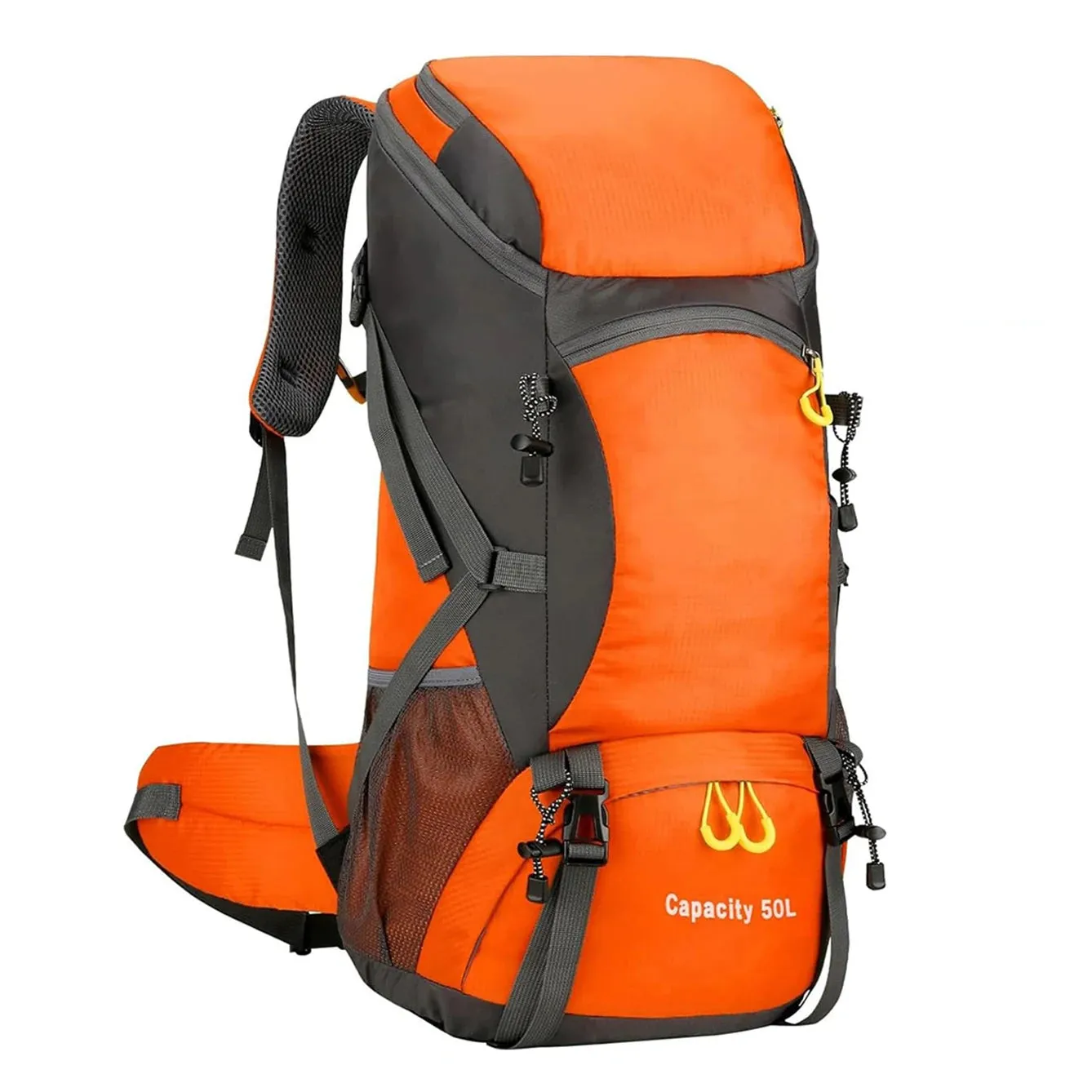 Waterproof 50L Travel Backpack with Rain Cover