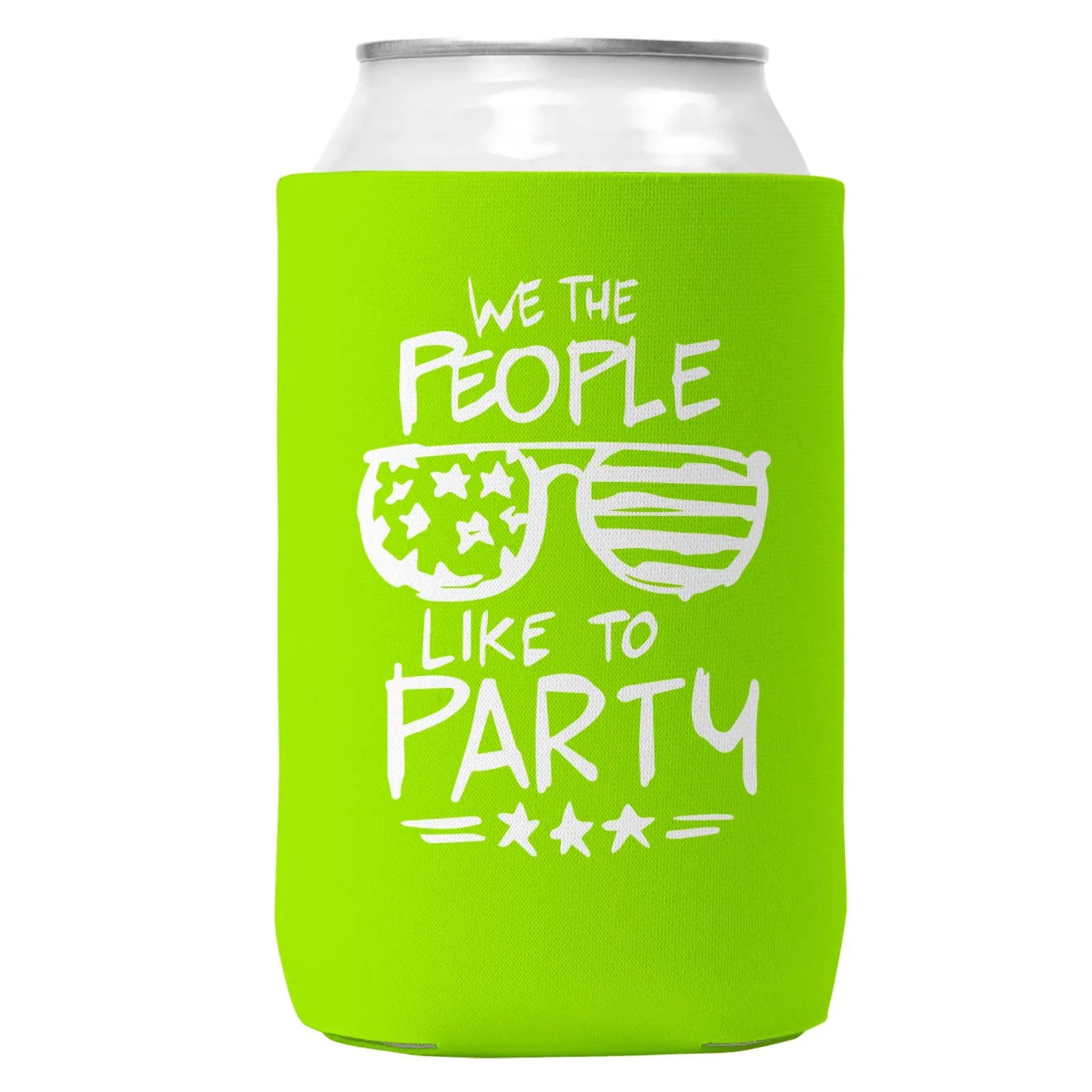 We The People Like to Party Can Coozie Cooler for 12oz Cans