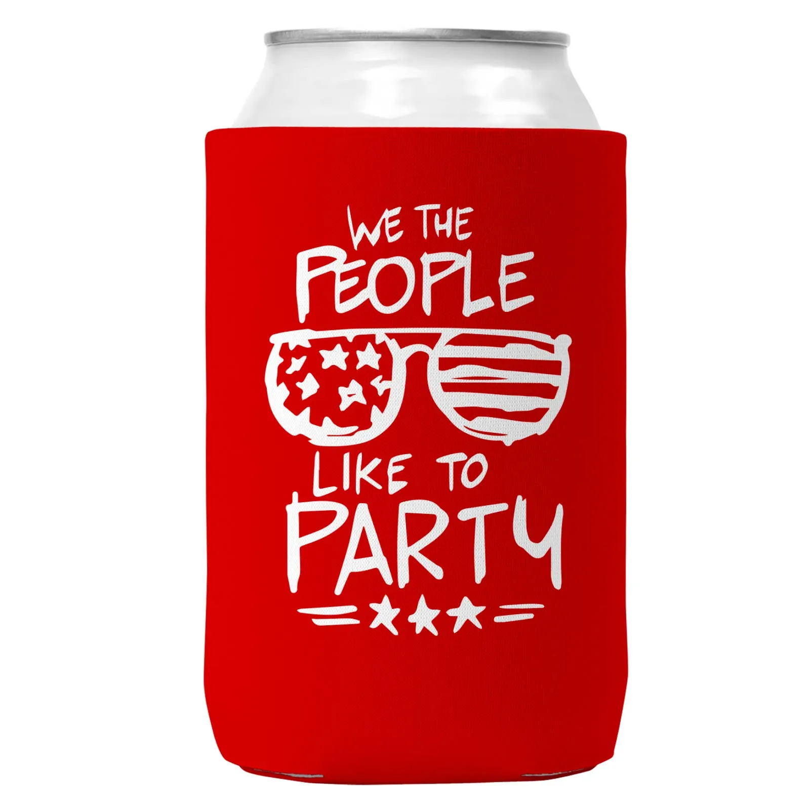 We The People Like to Party Can Coozie Cooler for 12oz Cans