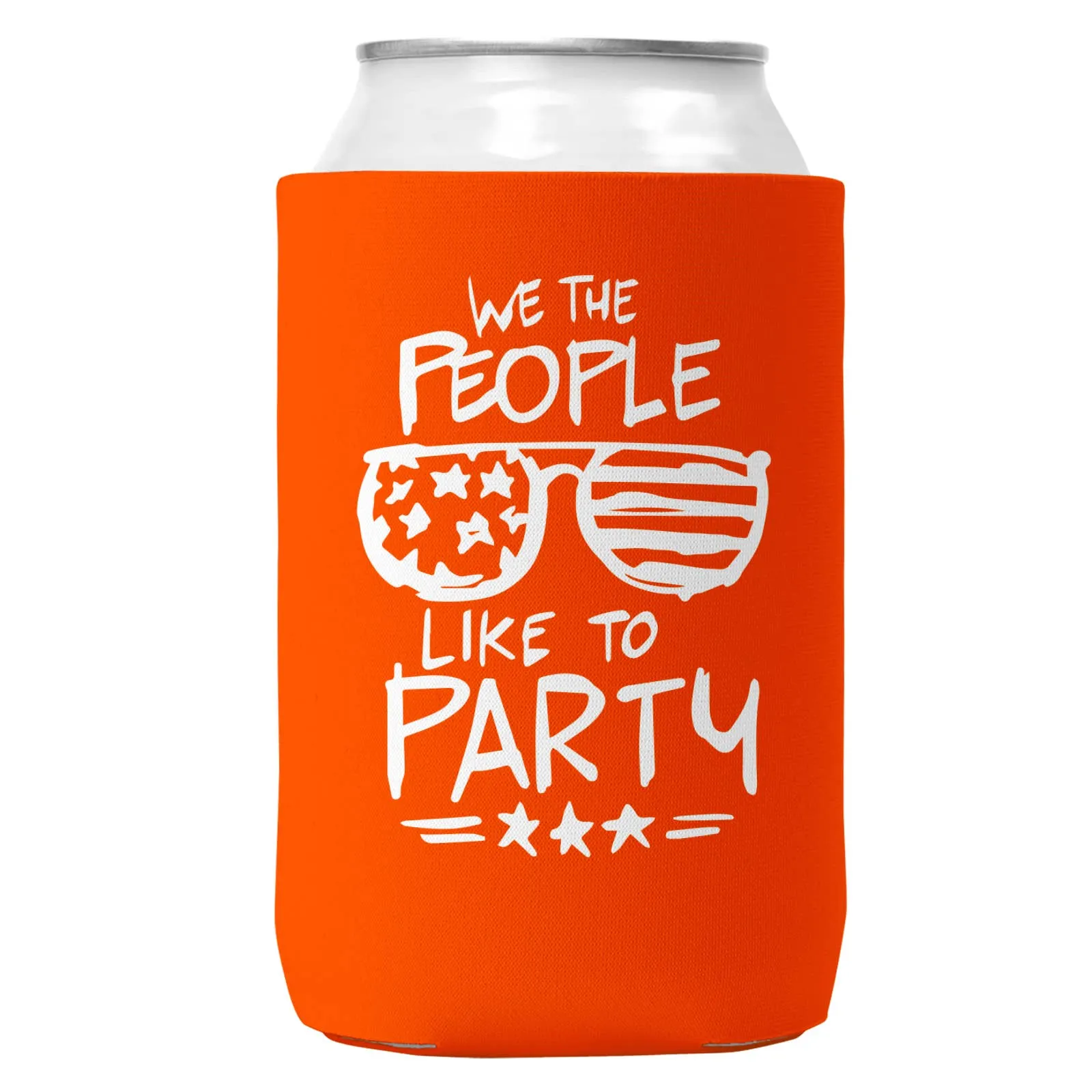 We The People Like to Party Can Coozie Cooler for 12oz Cans