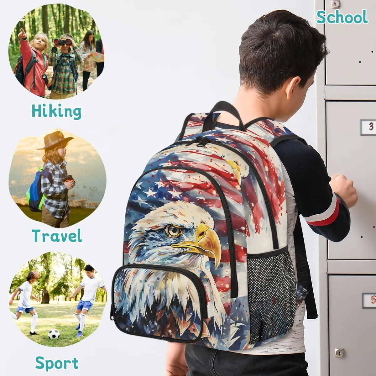 Whale Carry on Travel Backpack for Women Men Water resistant Lightweight Rucksack Backpack for Weekender Casual Work Hiking Cute Whale Rainbow