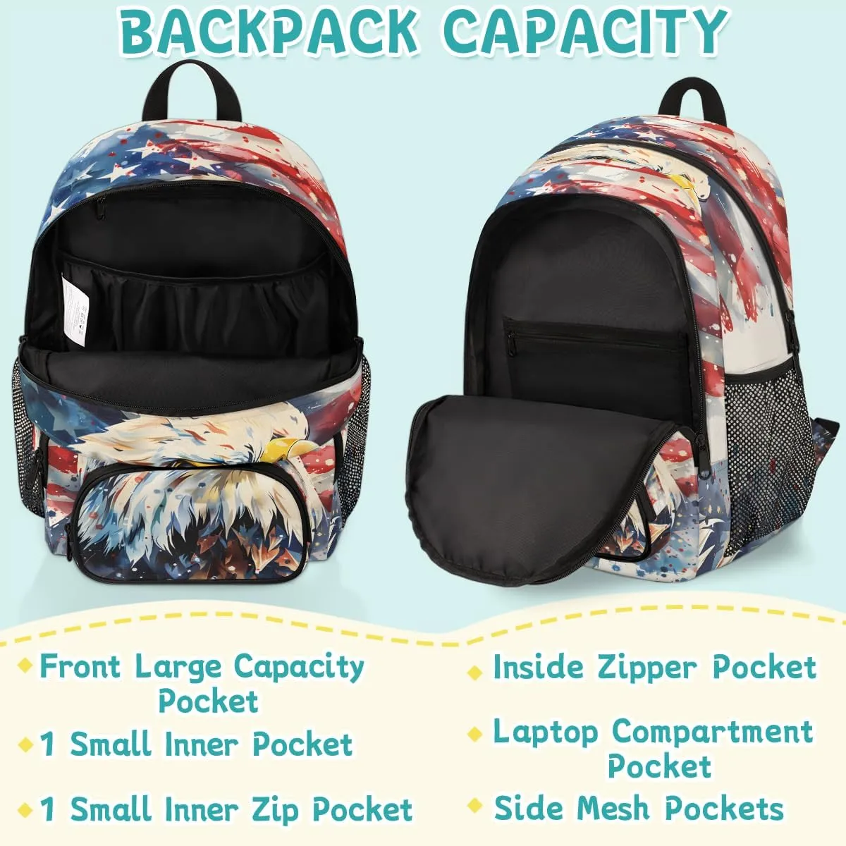 Whale Carry on Travel Backpack for Women Men Water resistant Lightweight Rucksack Backpack for Weekender Casual Work Hiking Cute Whale Rainbow