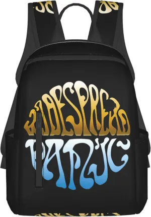 Widespread Music Panic Stylish Backpack Multi-functional and Lightweight Bag Travel Outdoor Activities Adjustable Shoulder Straps Daypacks, Black