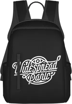 Widespread Music Panic Stylish Backpack Multi-functional and Lightweight Bag Travel Outdoor Activities Adjustable Shoulder Straps Daypacks, Black