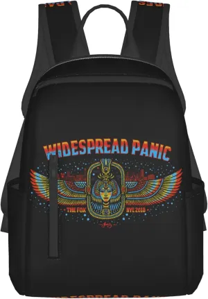 Widespread Music Panic Stylish Backpack Multi-functional and Lightweight Bag Travel Outdoor Activities Adjustable Shoulder Straps Daypacks
