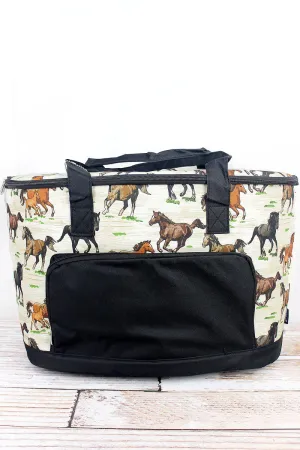 Wild Horses Cooler Tote